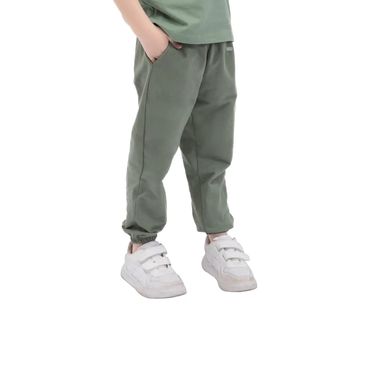 Ankle-tied Basic Pants For Boys