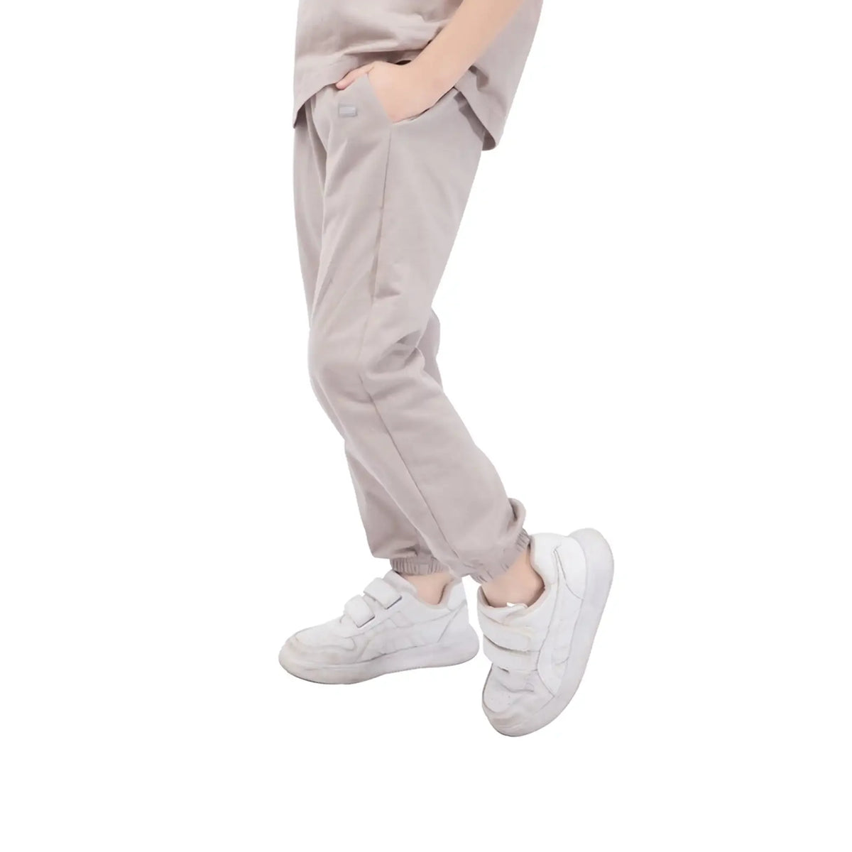 Ankle-tied Basic Pants For Boys