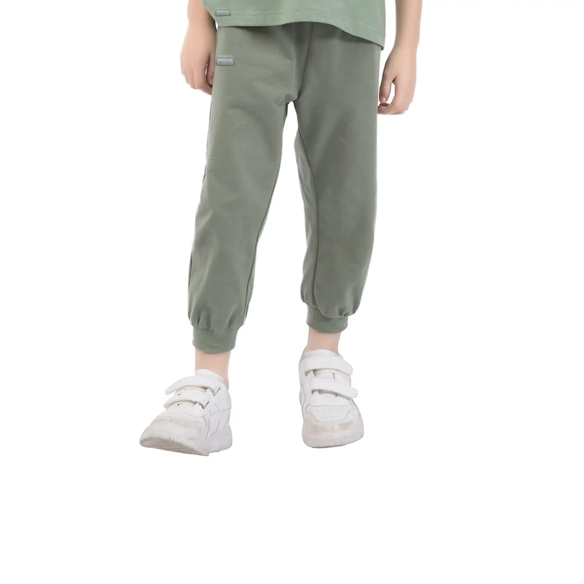 ankle tied basic pants for boys image