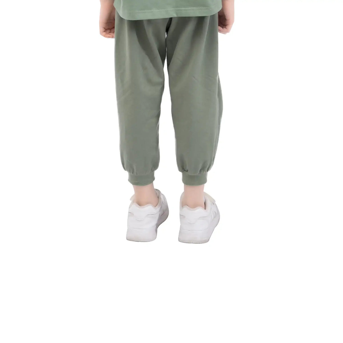 ankle tied basic pants for boys image