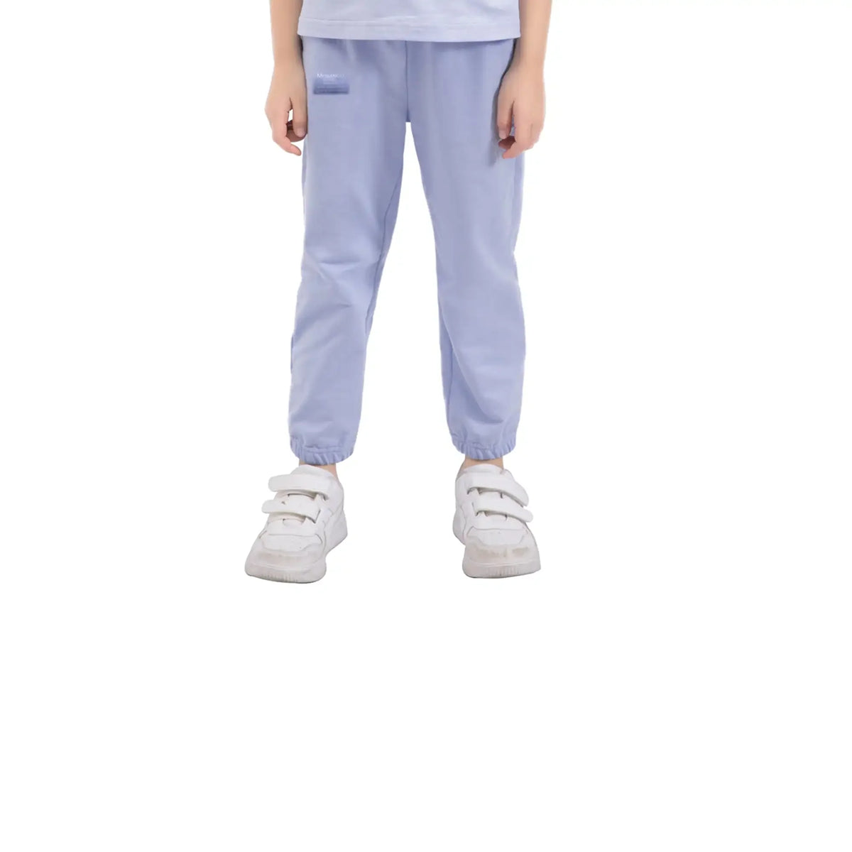 Ankle-tied Basic Pants For Girls 100 | 3Y Light Blue 100 | 3Y,56,46,42.2,67 Image