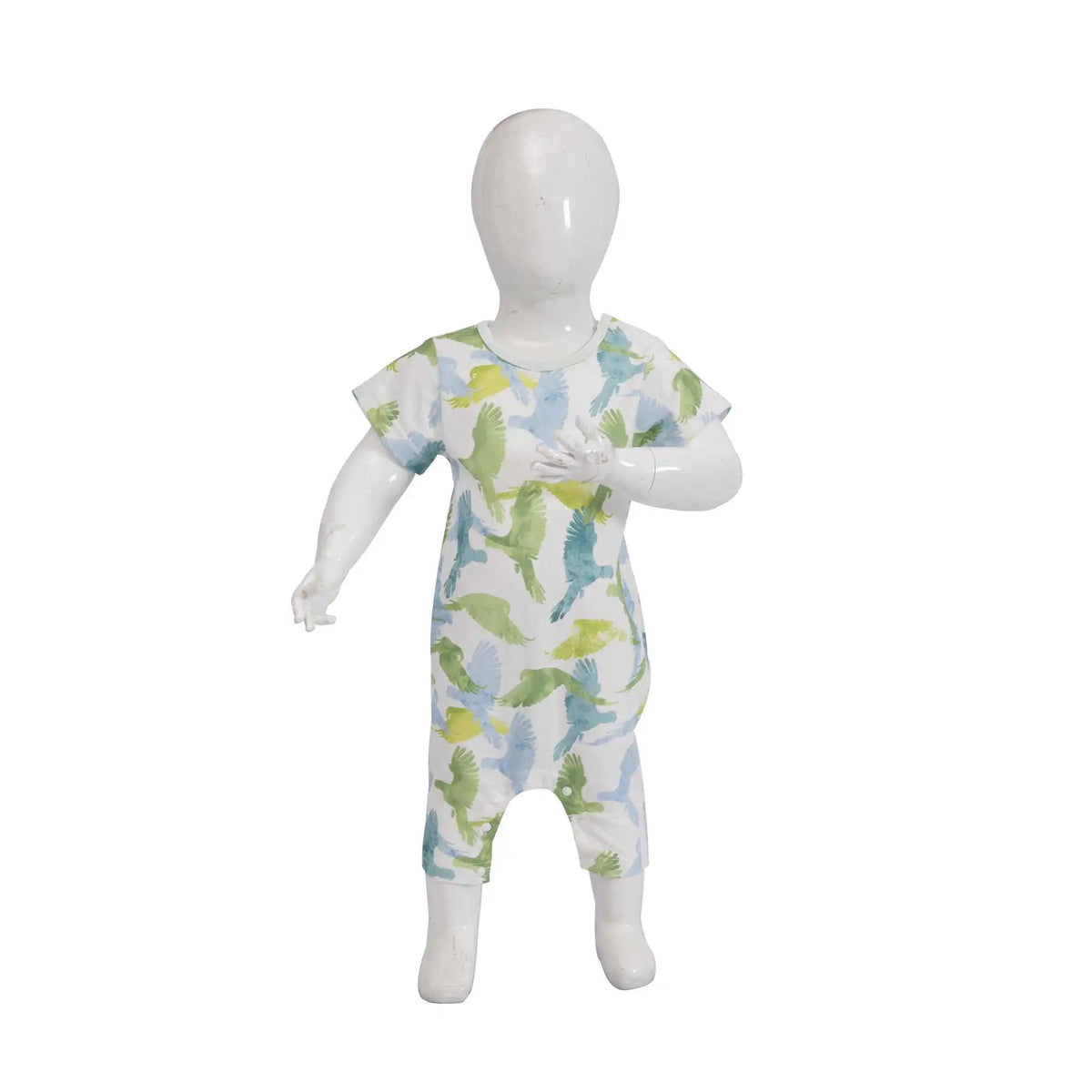 printed casual romper for baby boy image