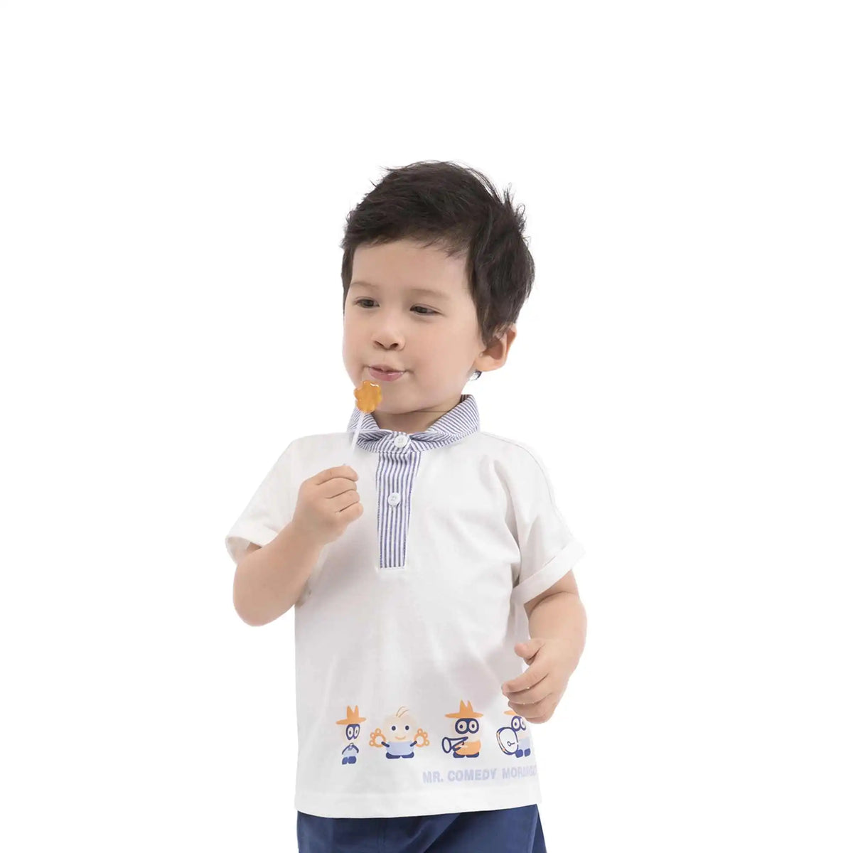 Printed Casual Polo Shirt For Baby Boy