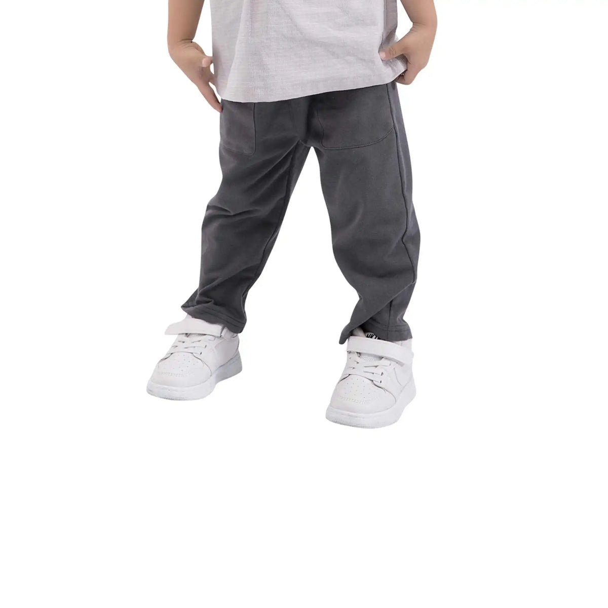 baggy casual pants for baby boy image