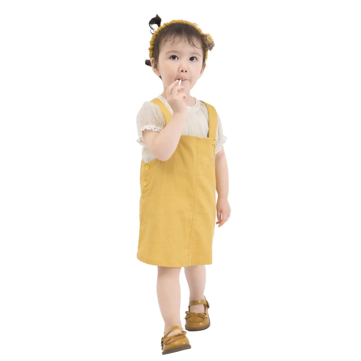 Plain Casual Dress For Baby Girl