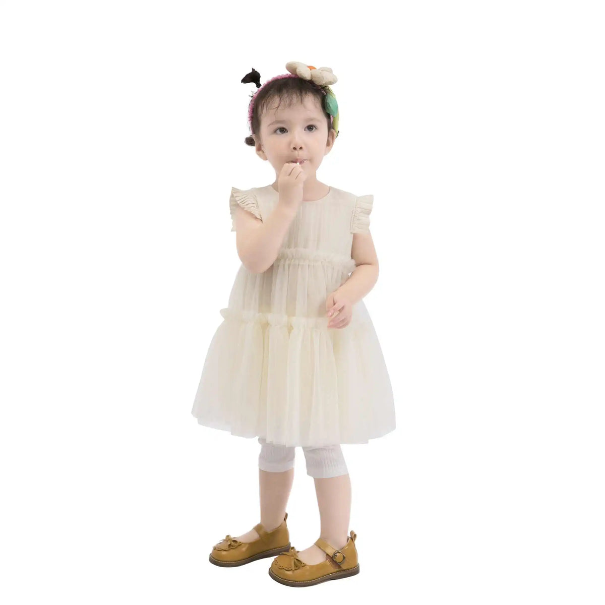 Plain Casual Dress For Baby Girl