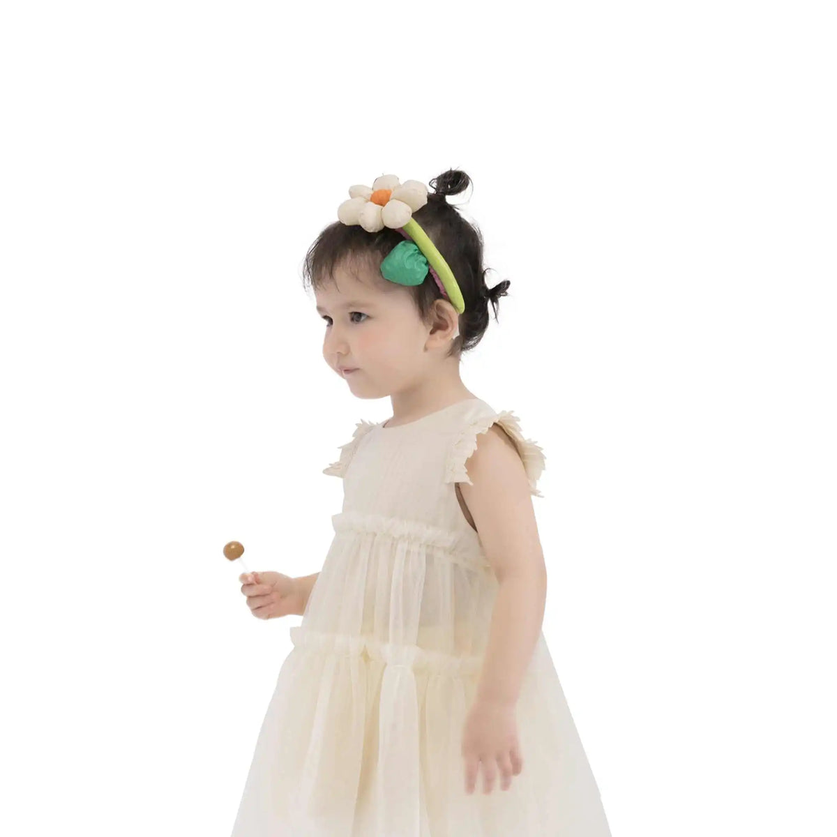 Plain Casual Dress For Baby Girl