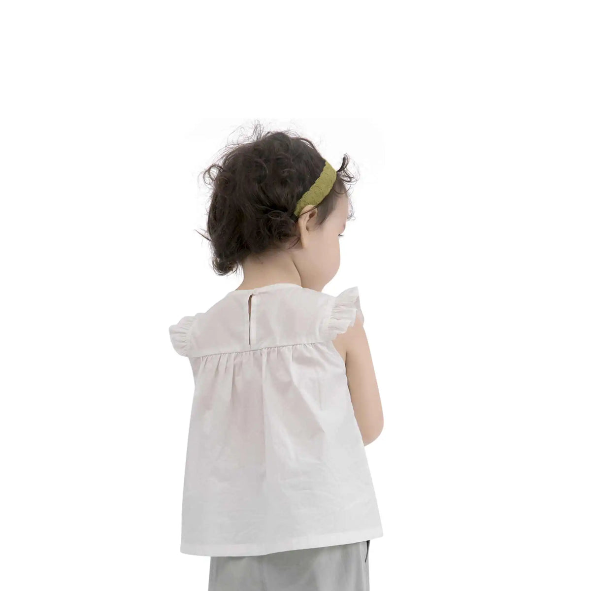 Floral Casual Blouse For Baby Girl 73 | 9-12M White 73 | 9-12M,34,55,2.45, Image