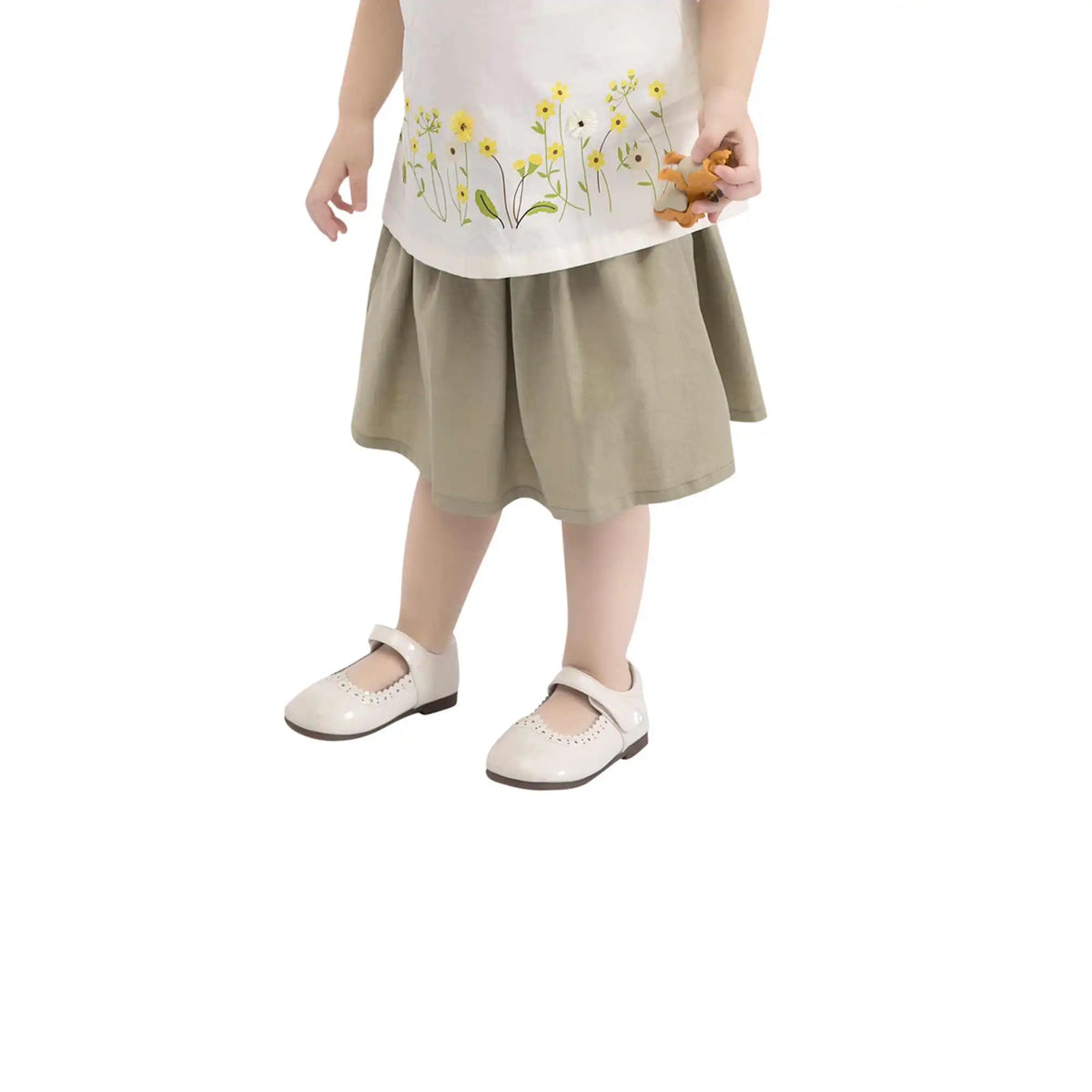 تنورة كلوش بخصر مطاطي للمواليد البناتي