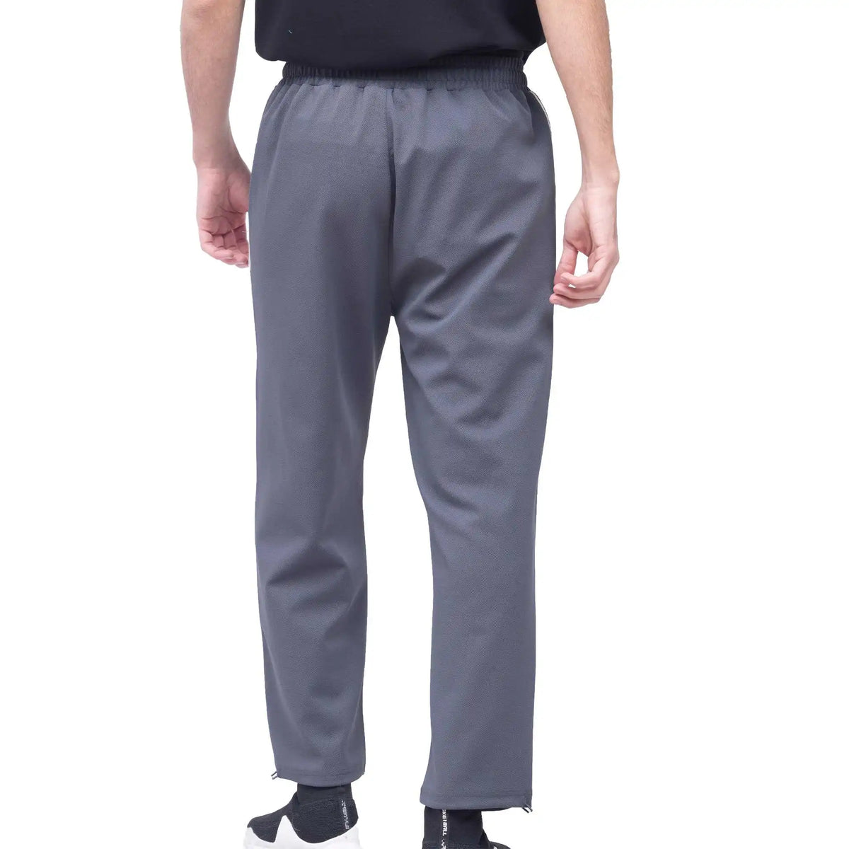 Ankle-Tied Casual Pants For Men 34 Black Image