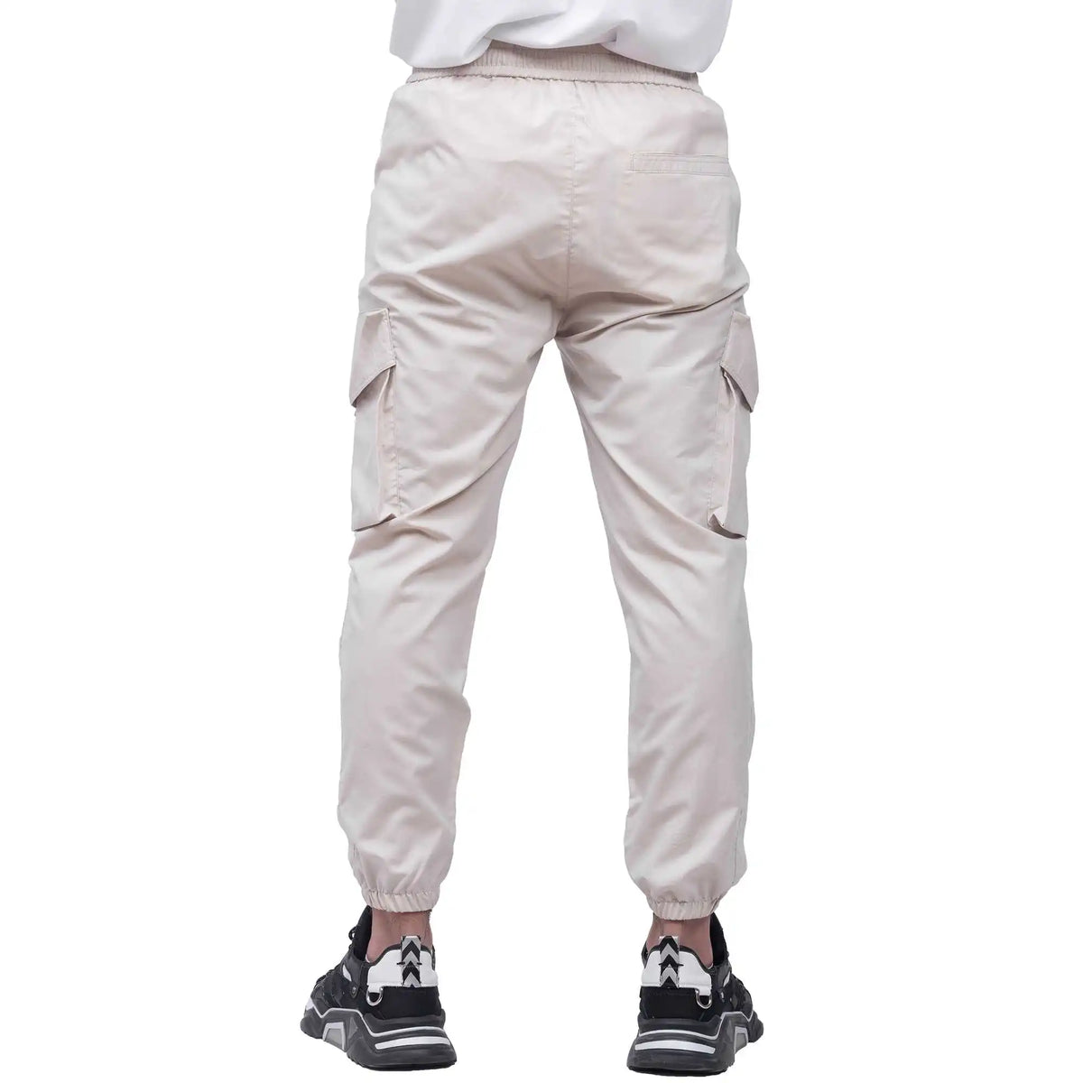 ankle tied casual pants for men image