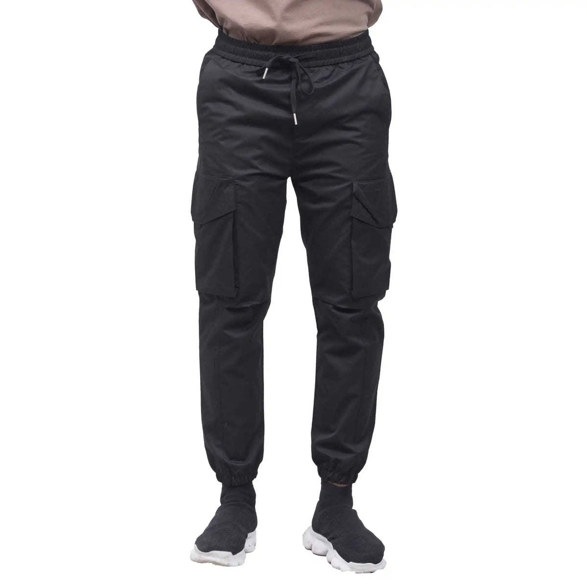 ankle tied casual pants for men image