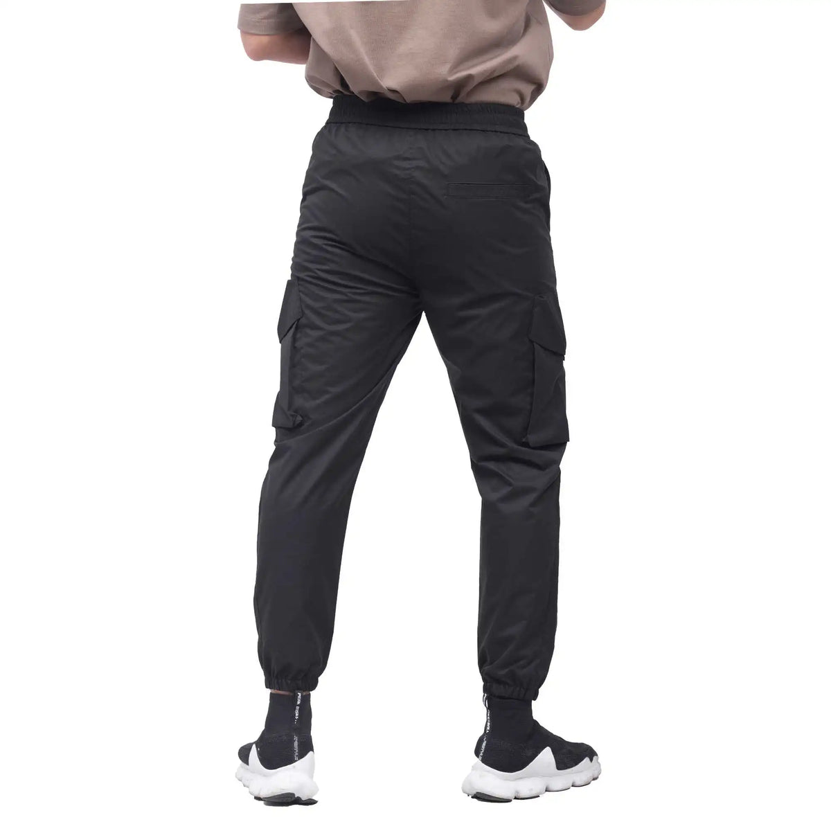 ankle tied casual pants for men image