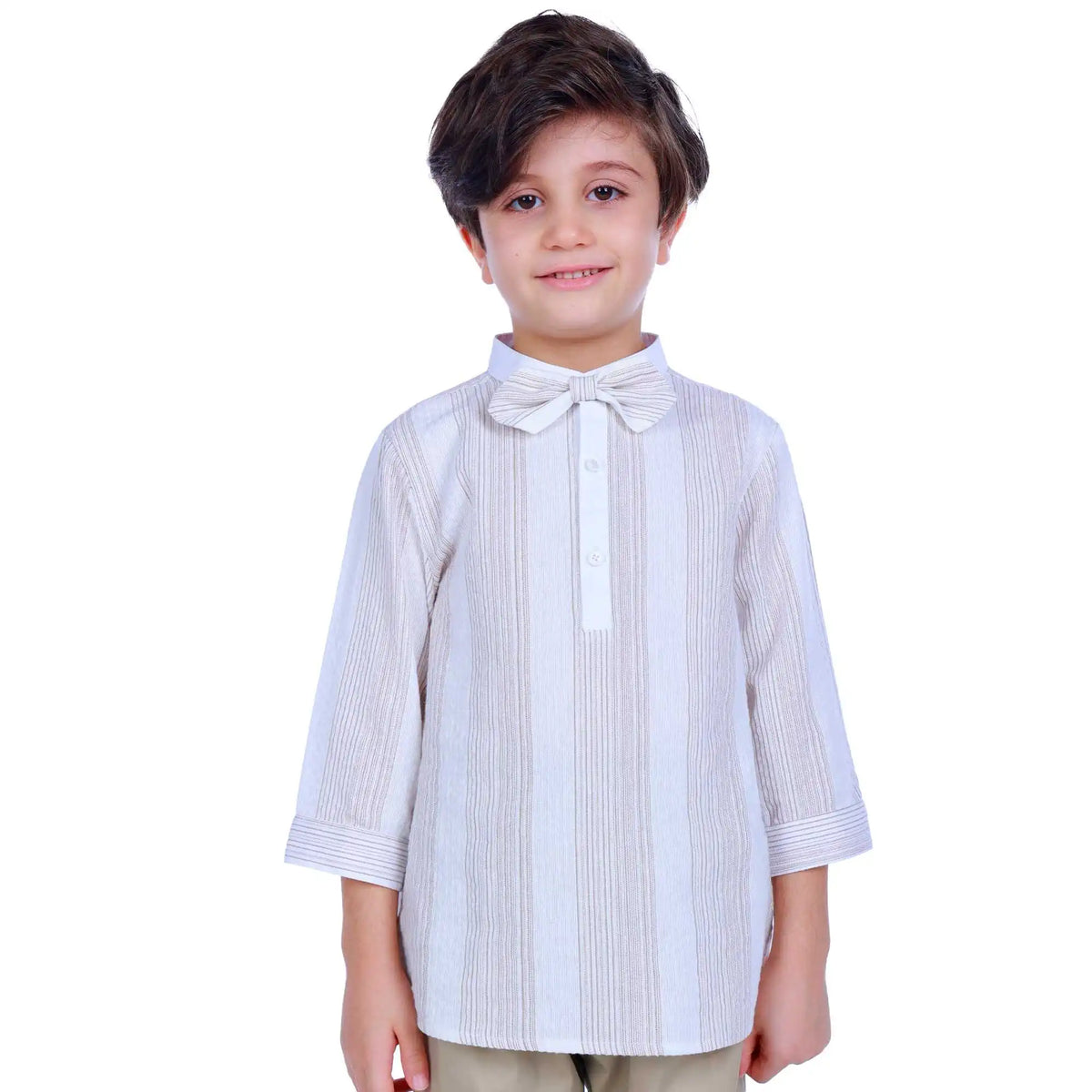 Stripped Formal Blouse For Boys 120 | 5-6Y Stripes 120 | 5-6Y,50.5,80,30, Image