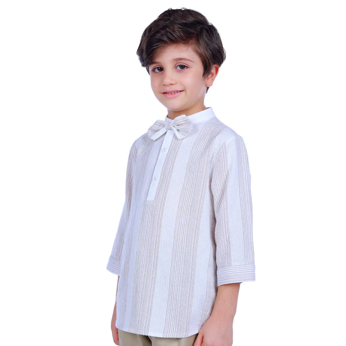 Stripped Formal Blouse For Boys 110 | 4-5Y Stripes 110 | 4-5Y,47,76,27.5, Image