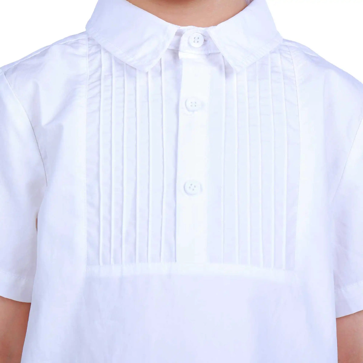 Plain Formal Blouse For Boys 140 | 8-9Y Off White 140 | 8-9Y,57,90,16.5, Image