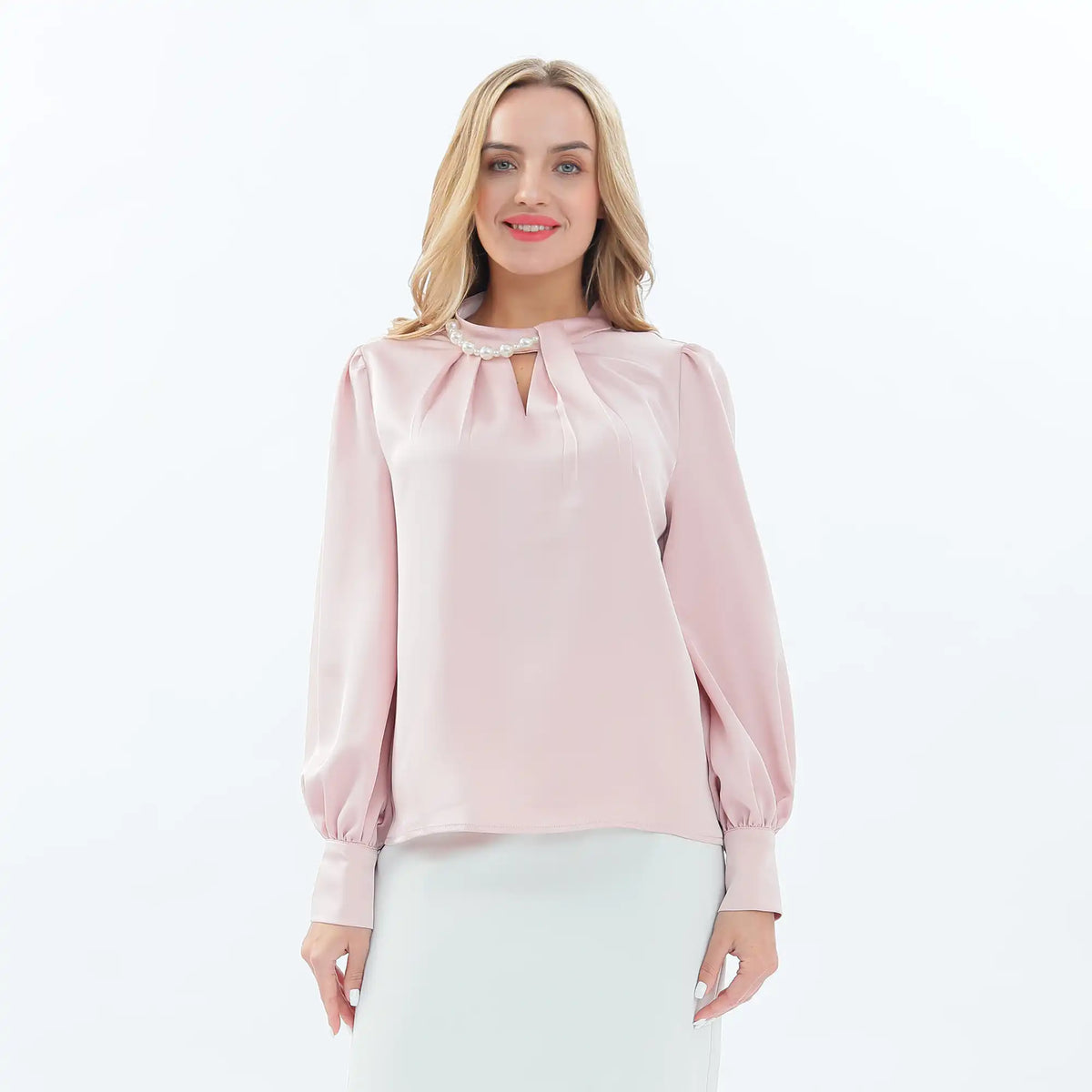 Plain Classic Blouse For Women