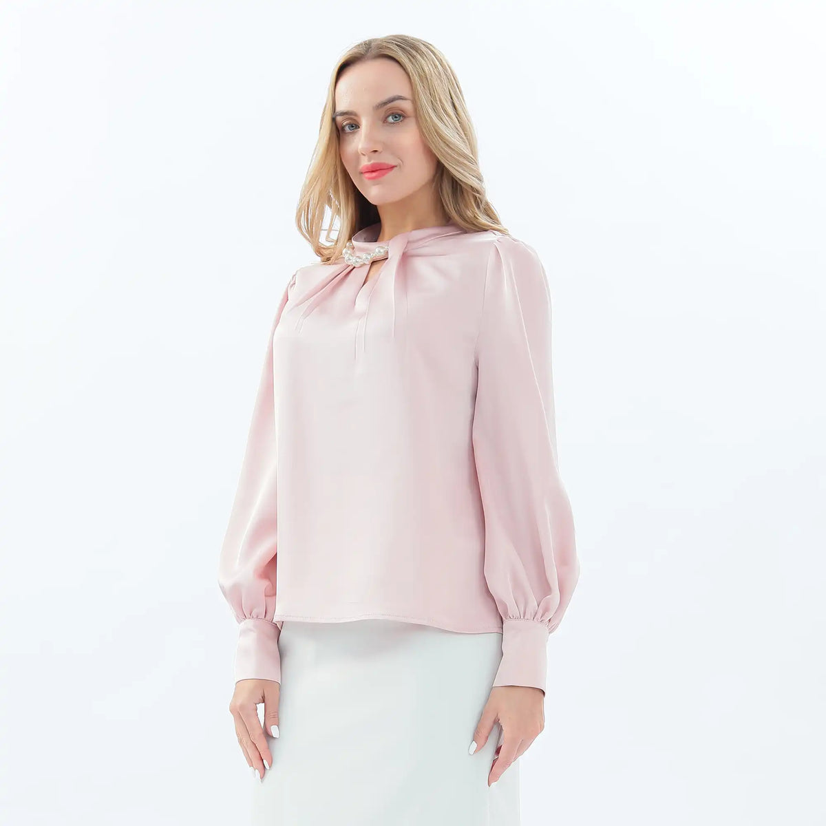 Plain Classic Blouse For Women