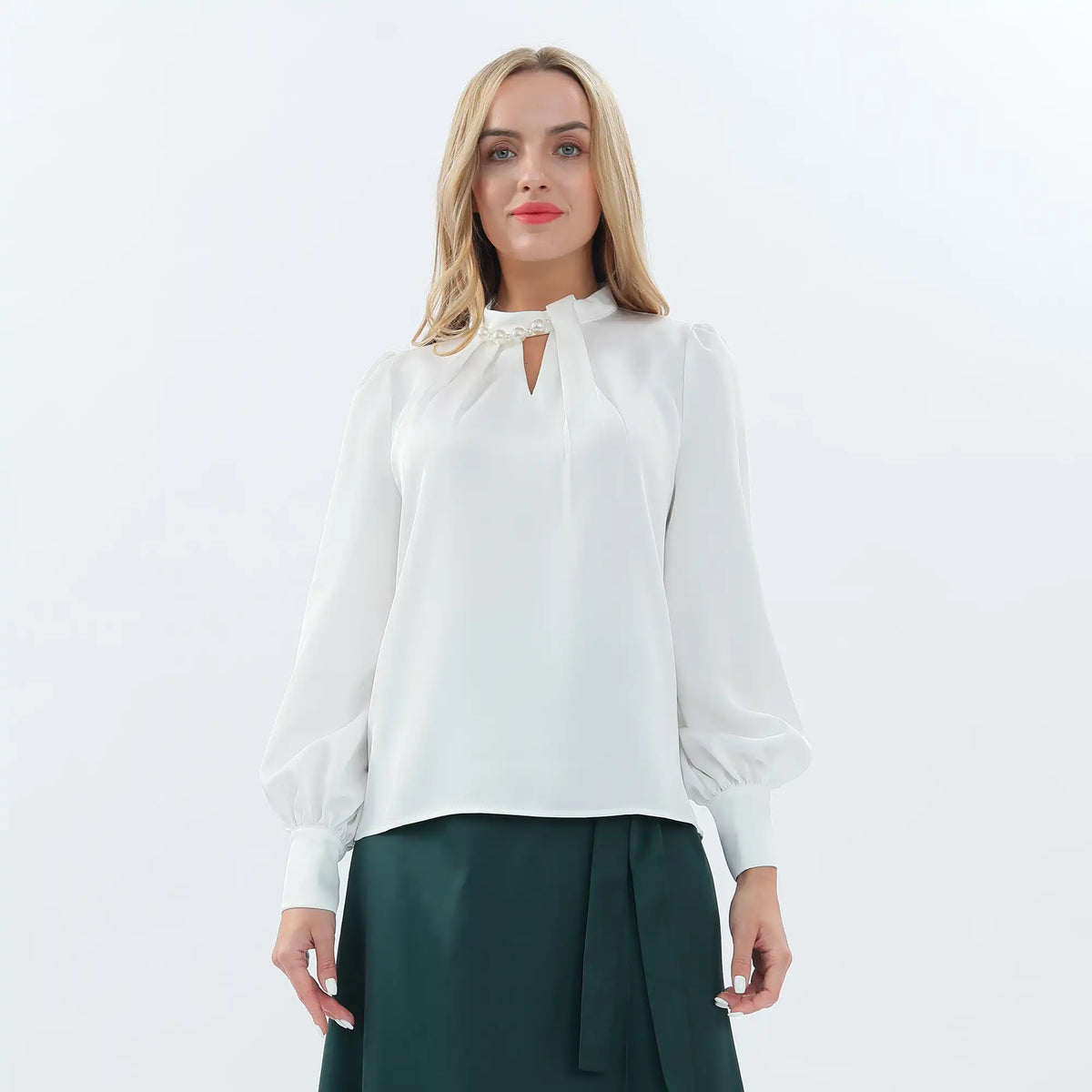 Plain Classic Blouse For Women