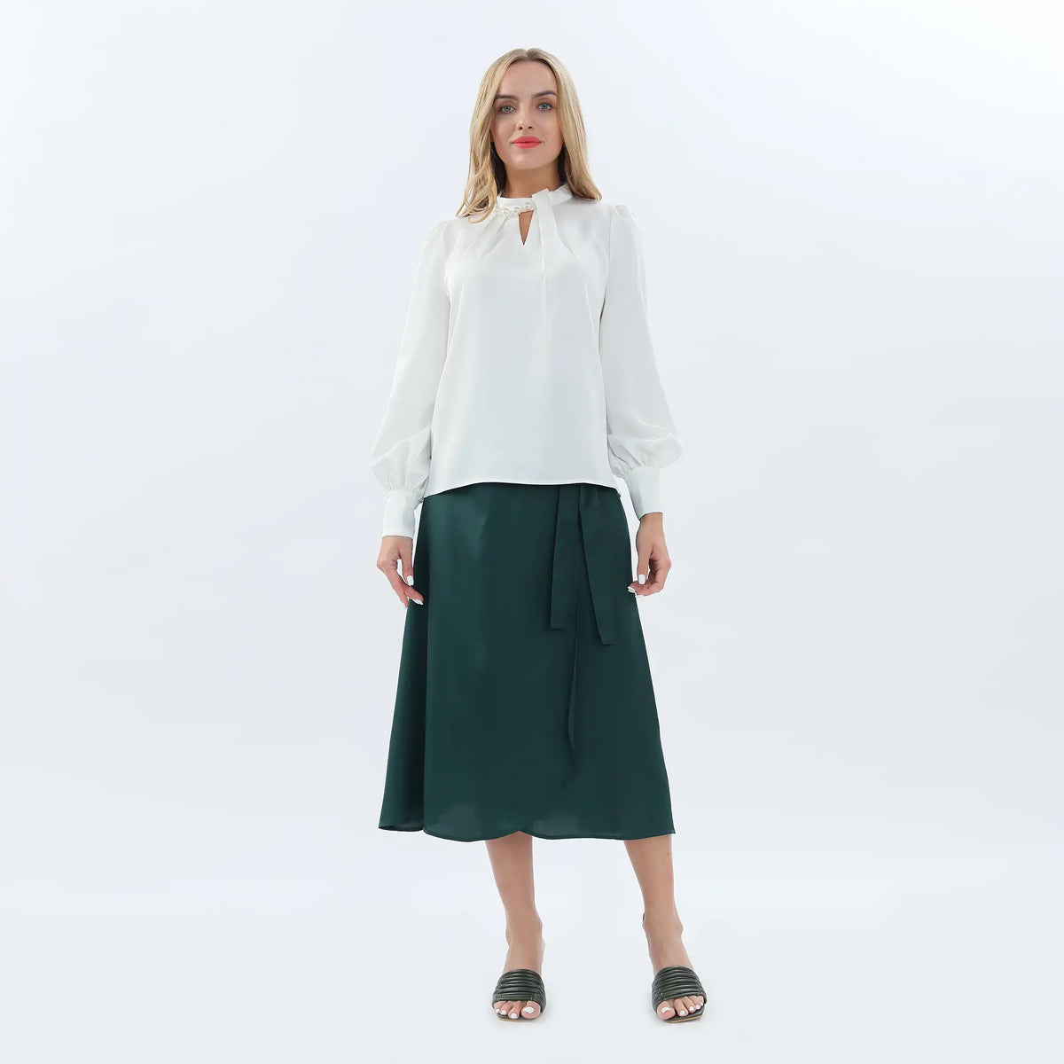 Plain Classic Blouse For Women