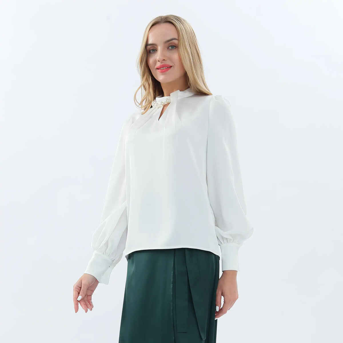 Plain Classic Blouse For Women