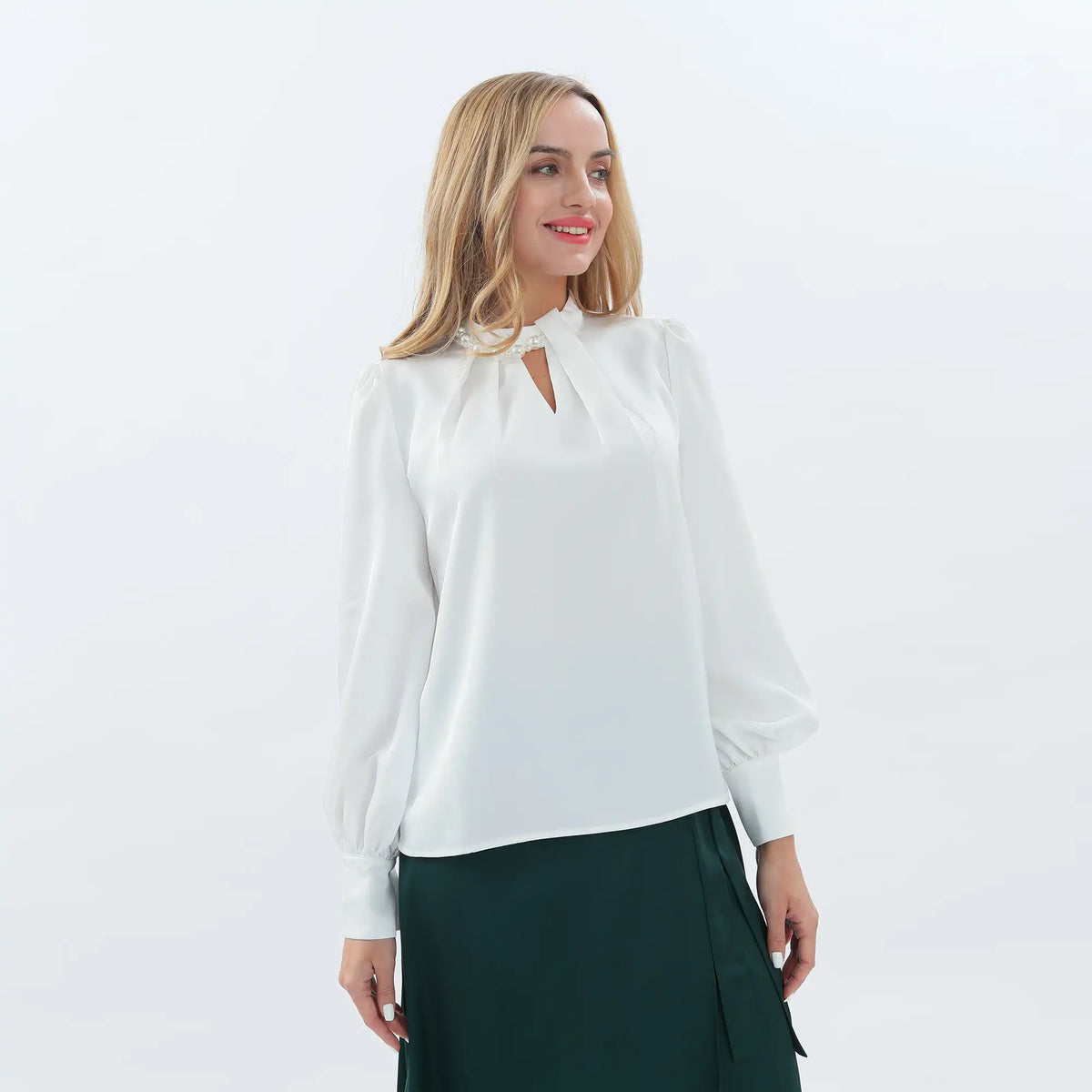 Plain Classic Blouse For Women