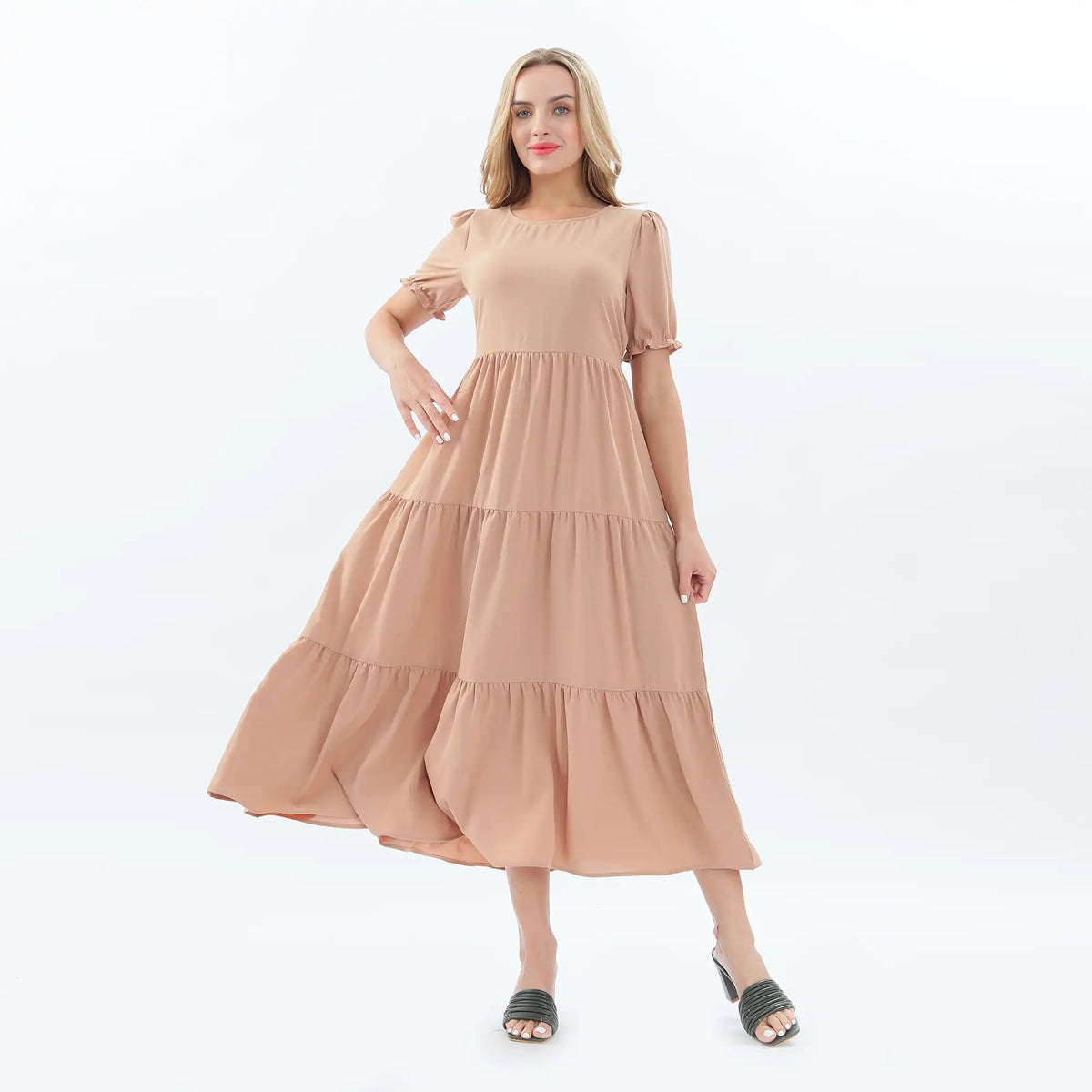 Plain Classic Dress For Women