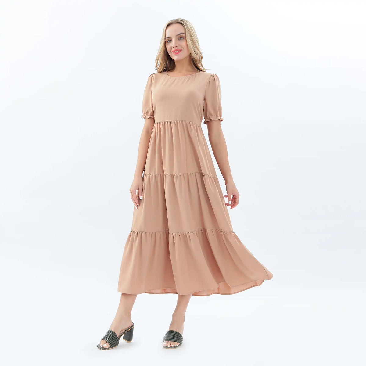 Plain Classic Dress For Women