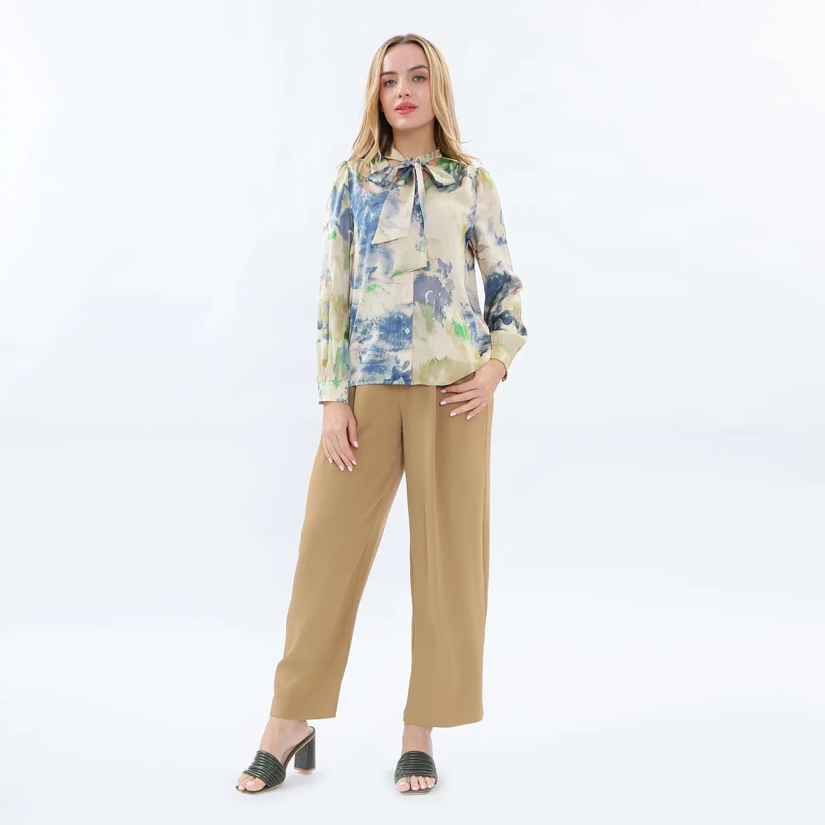 printed classic shirt for women image