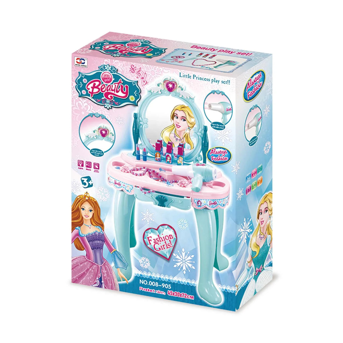 ice and snow princess dressing table for girls image