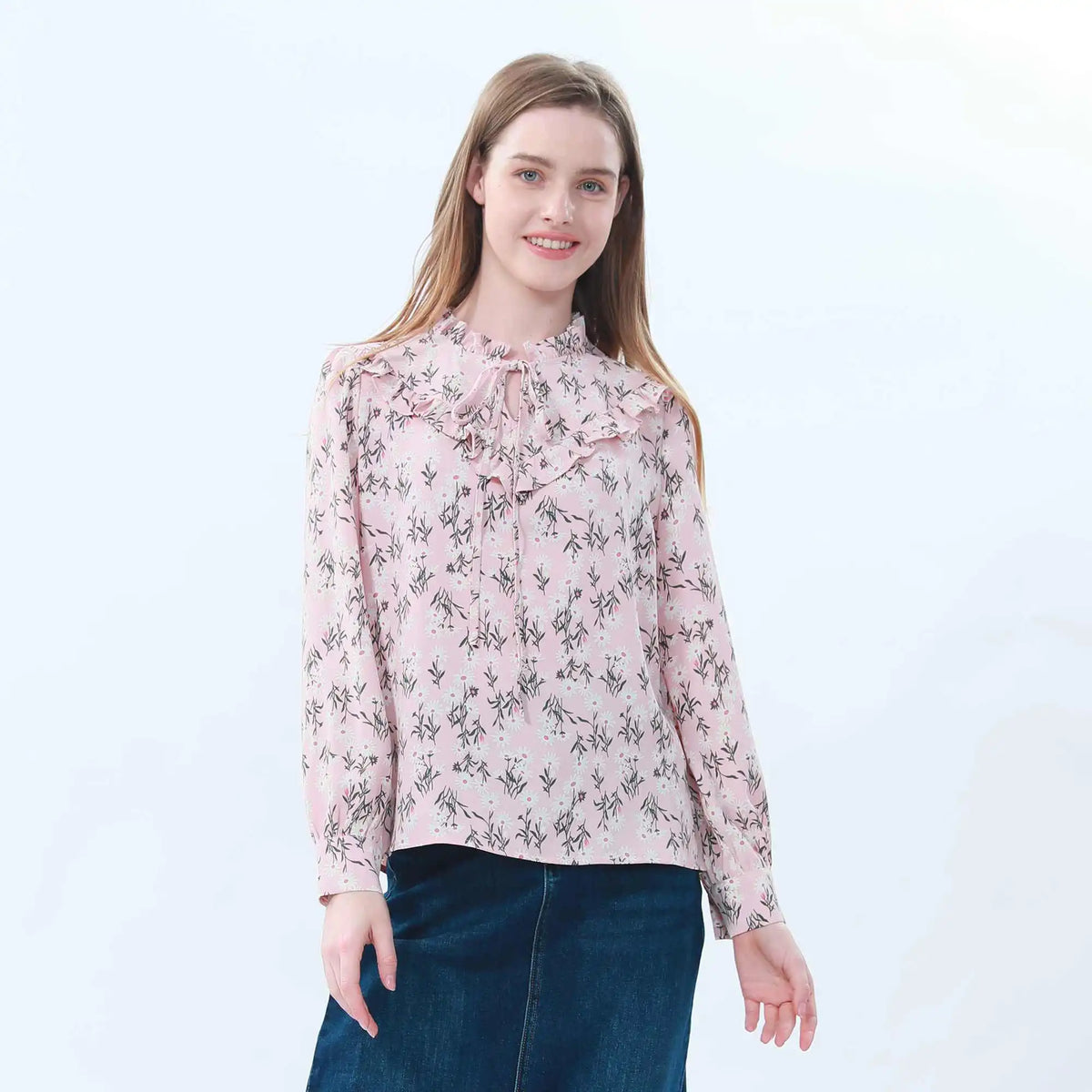 Floral Classic Blouse For Women Image