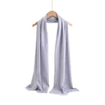 Free Light Gray Scarf for Women Image