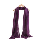Free Purplish Red Scarf for Women Image