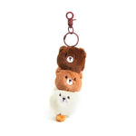 Key Ring For Unisex Free Coffee Brown Image