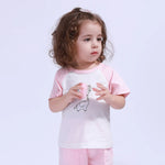 Printed Sport Basic T.Shirt For Baby Girl Light Pink Image