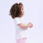 Floral Sport Basic T.Shirt For Baby Girl Image