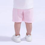 Ankle-Tied Sport Basic Shorts For Baby Girl Image