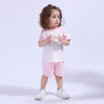 Ankle-Tied Sport Basic Shorts For Baby Girl Image