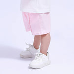 Ankle-Tied Sport Basic Shorts For Baby Girl Image