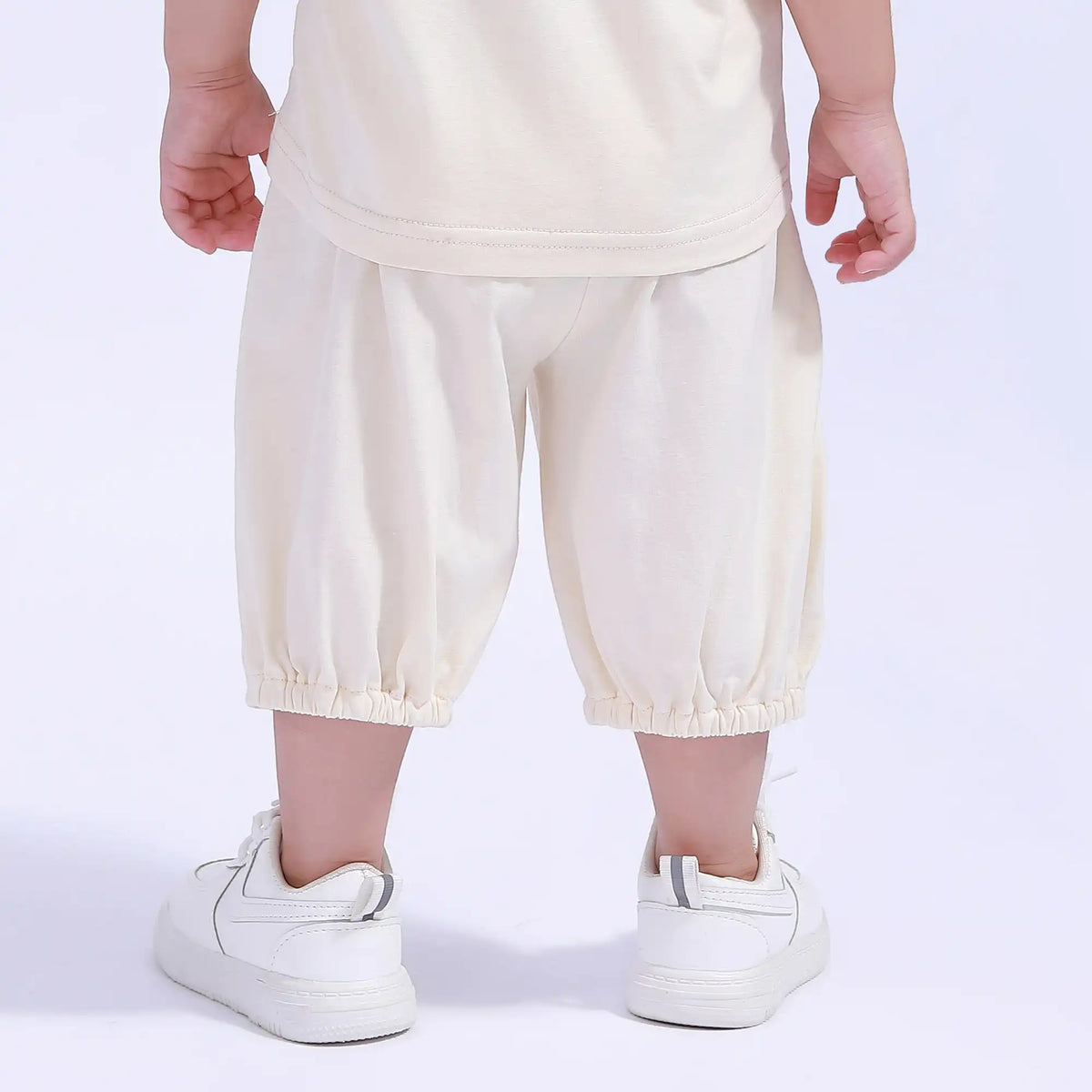 Ankle-Tied Sport Basic Pants For Baby Girl Image