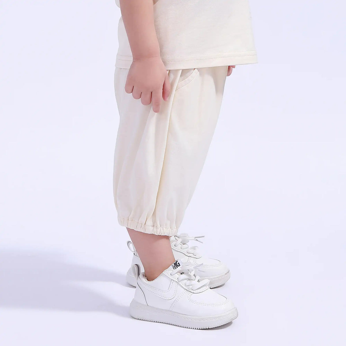 Ankle-Tied Sport Basic Pants For Baby Girl Image