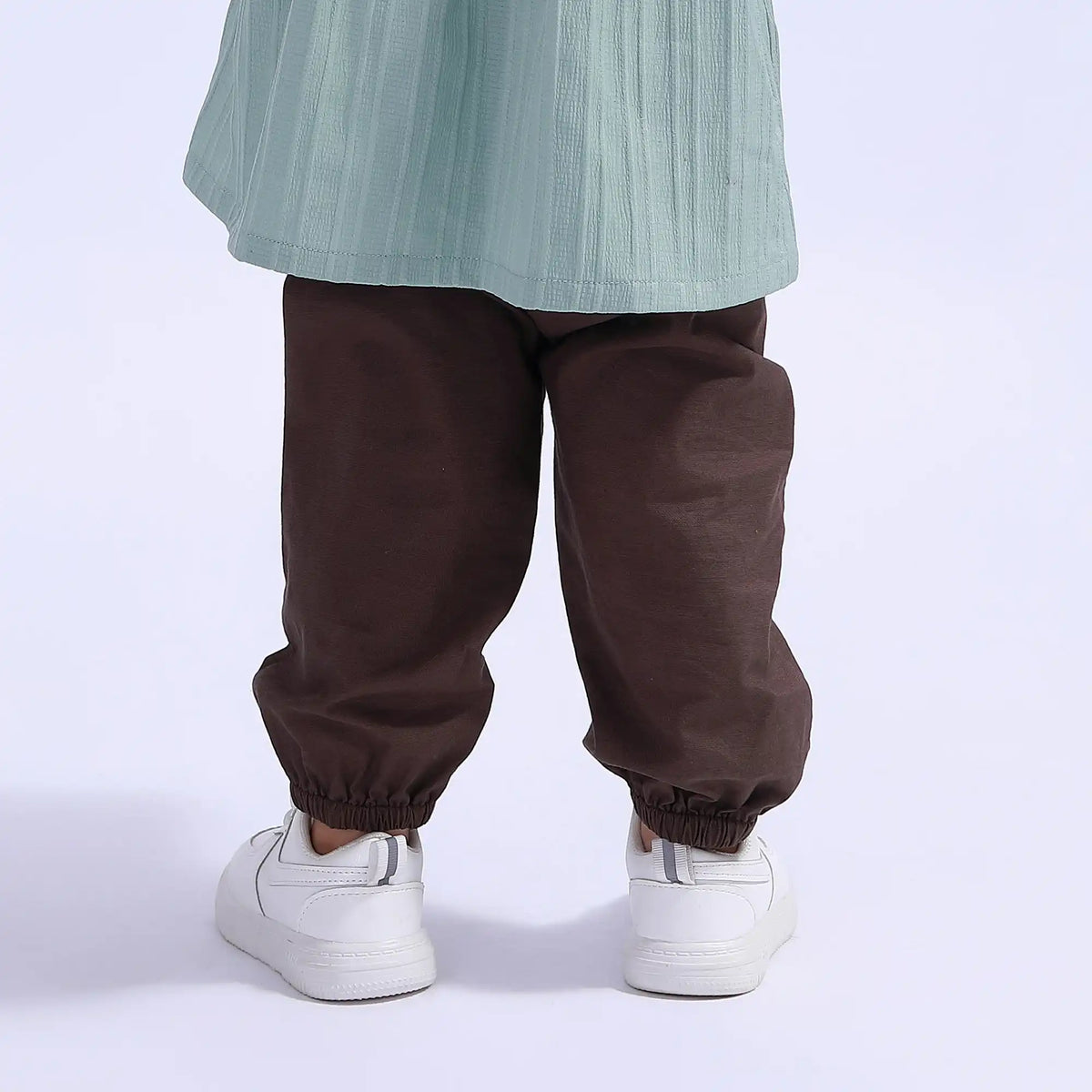 Ankle-Tied Basic Pants For Baby Girl