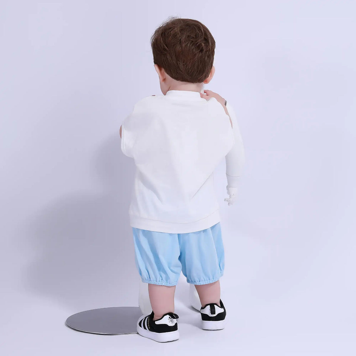 Ankle-Tied Sport Basic Shorts For Baby Boy