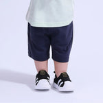 Navy Baggy Sport Basic Shorts For Baby Boy Image