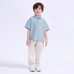 Plain Basic Polo Shirt For Boys Image