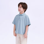 Plain Basic Polo Shirt For Boys Image