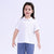 Plain Basic Polo Shirt For Girls Off White Image