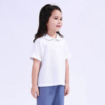 Plain Basic Polo Shirt For Girls Image