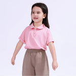 Plain Basic Polo Shirt For Girls Image
