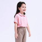 Plain Basic Polo Shirt For Girls Image